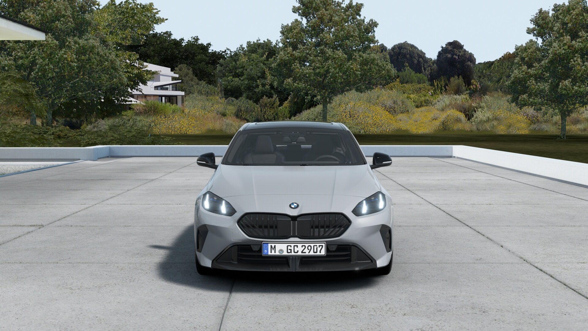 BMW 1 Serie 120 M Sport Automaat / Panoramadak / Achteruitri, Auto's, Zwart, Bedrijf, 3 cilinders, Zilver of Grijs