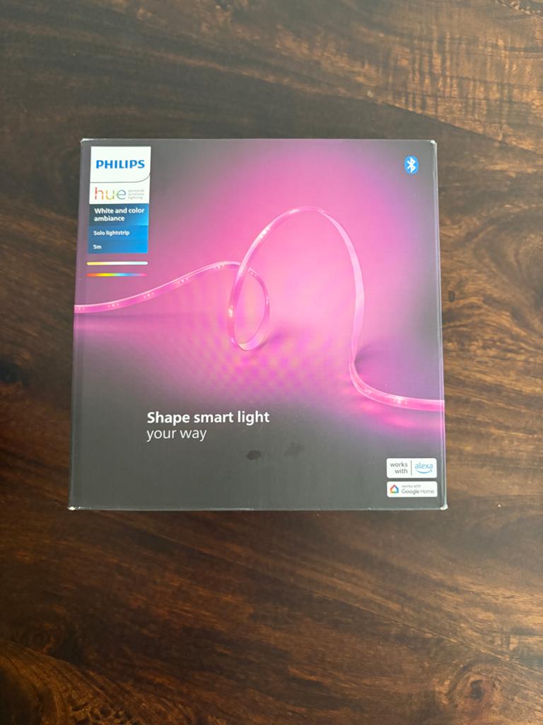 Philips Hue White & Color Ambiance Solo Lightstrip 5m, Ophalen of Verzenden, Nieuw