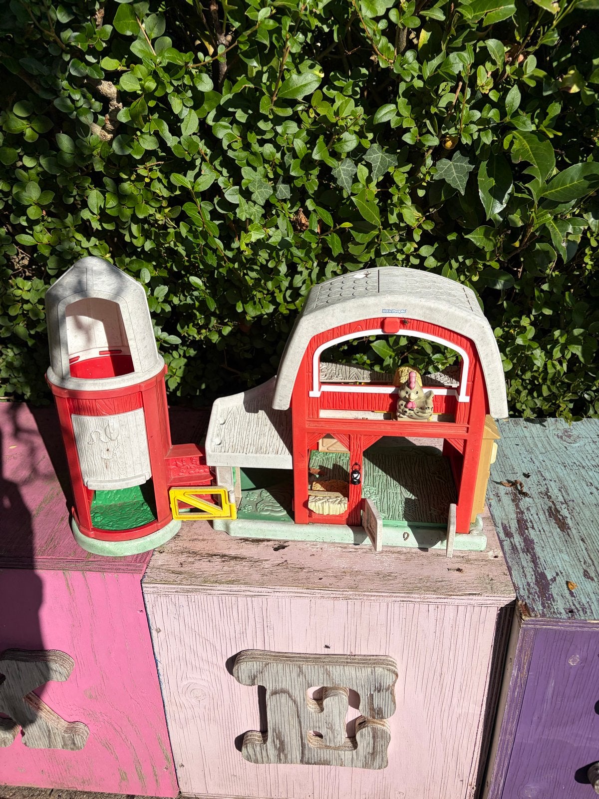 Leuke speelgoed boerderij met silo, Ophalen, Gebruikt, Jongen of Meisje