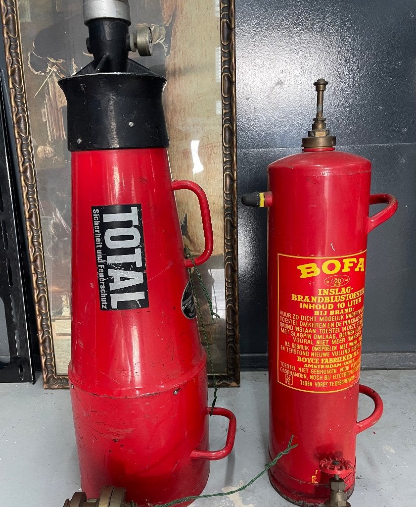 Vintage brandblussers - Total en Bofa, Ophalen, Gebruikt, Brandblusser