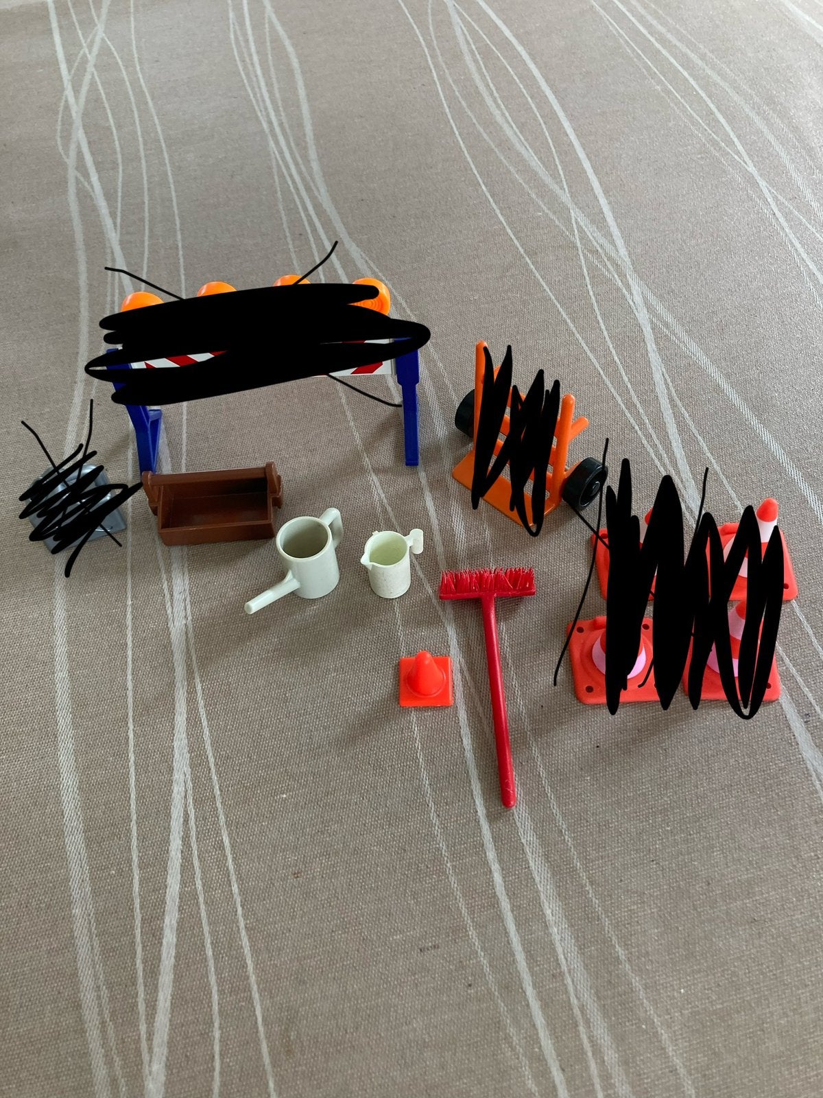 Playmobil kan, gieter ed…, Ophalen of Verzenden, Zo goed als nieuw