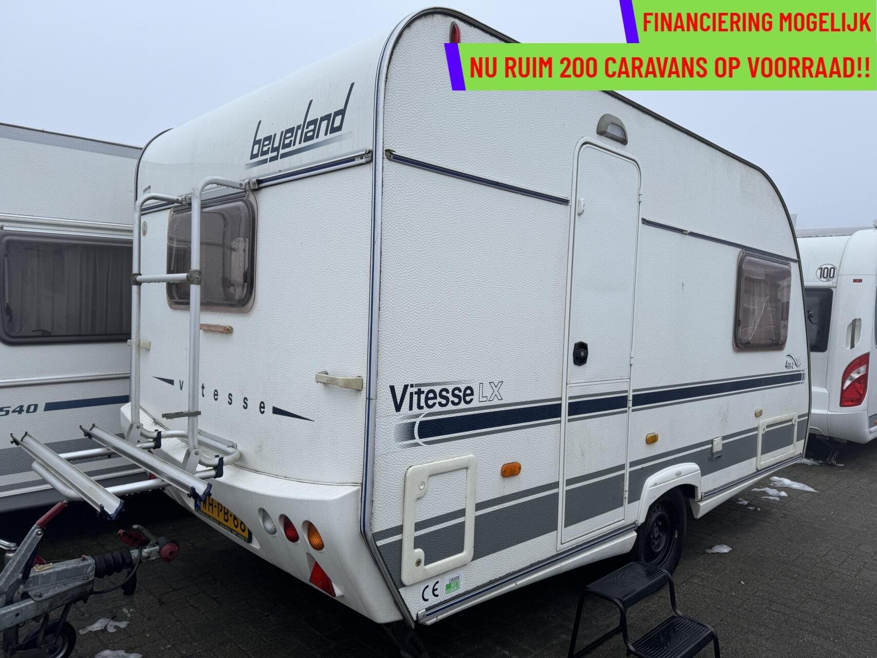 Beyerland VITESSE 400-2 LX RONDZIT, VOORTENT, FIETSENDRAGER, Hordeur, Rondzit, Tot en met 2, Bedrijf
