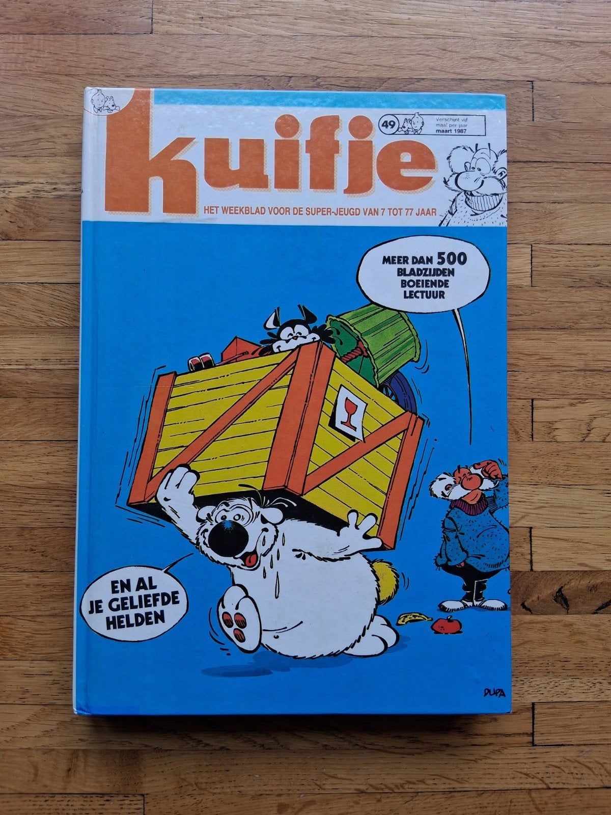 Kuifje verzameling strips in een hardcover boek nummer 49, Boeken, Stripboeken, Eén stripboek, Ophalen of Verzenden, Zo goed als nieuw
