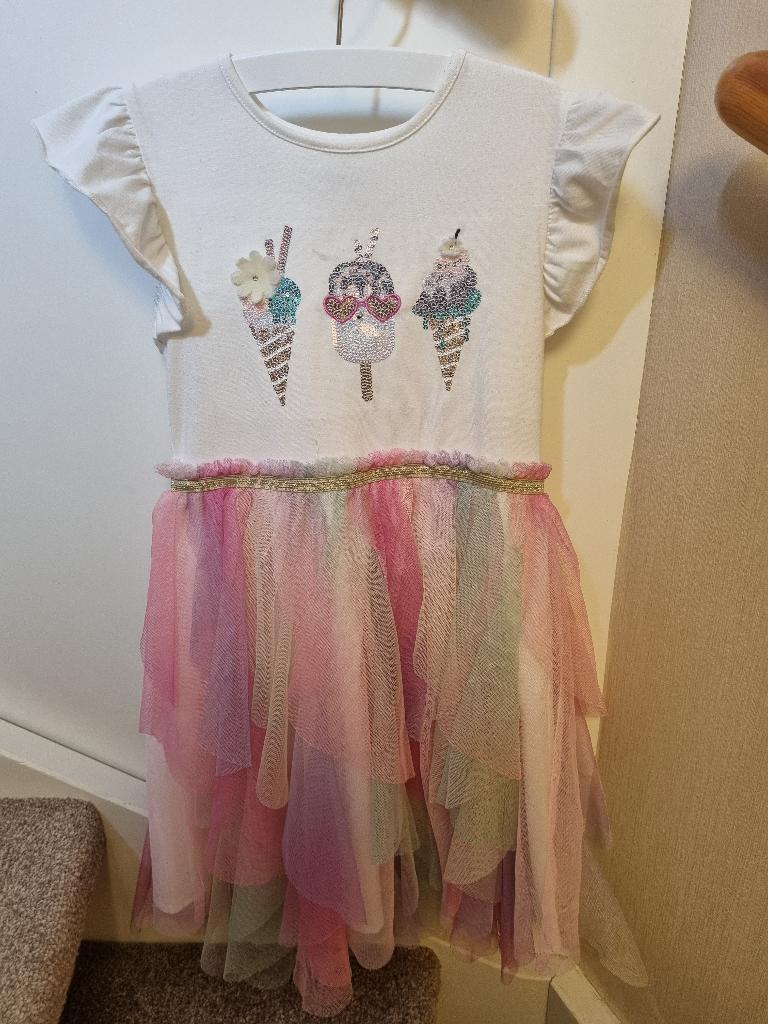 Mooie unicorn tutu ballerina jurkje mt 122, Ophalen of Verzenden, Gebruikt, Meisje, Jurk of Rok