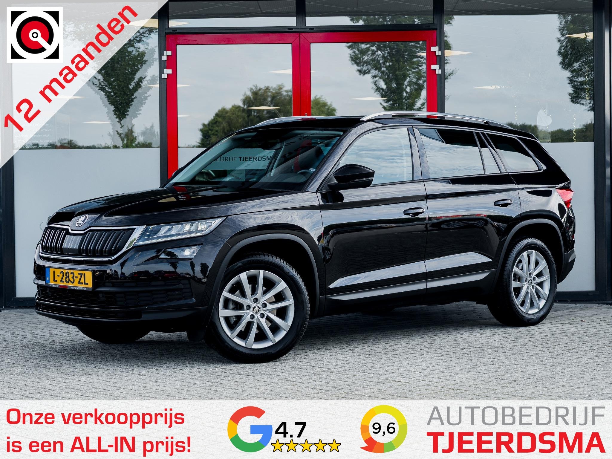 Skoda Kodiaq 1.5 TSI Business Edition | Trekhaak | Achteruit, Auto's, Voorwielaandrijving, 12 maanden, 4 cilinders, Leder en Stof