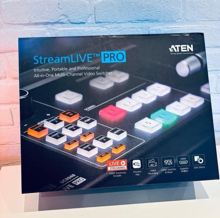 ATEN StreamLIVE PRO All-in-One Streaming/Switching Encoder, Ophalen of Verzenden, Nieuw, Video