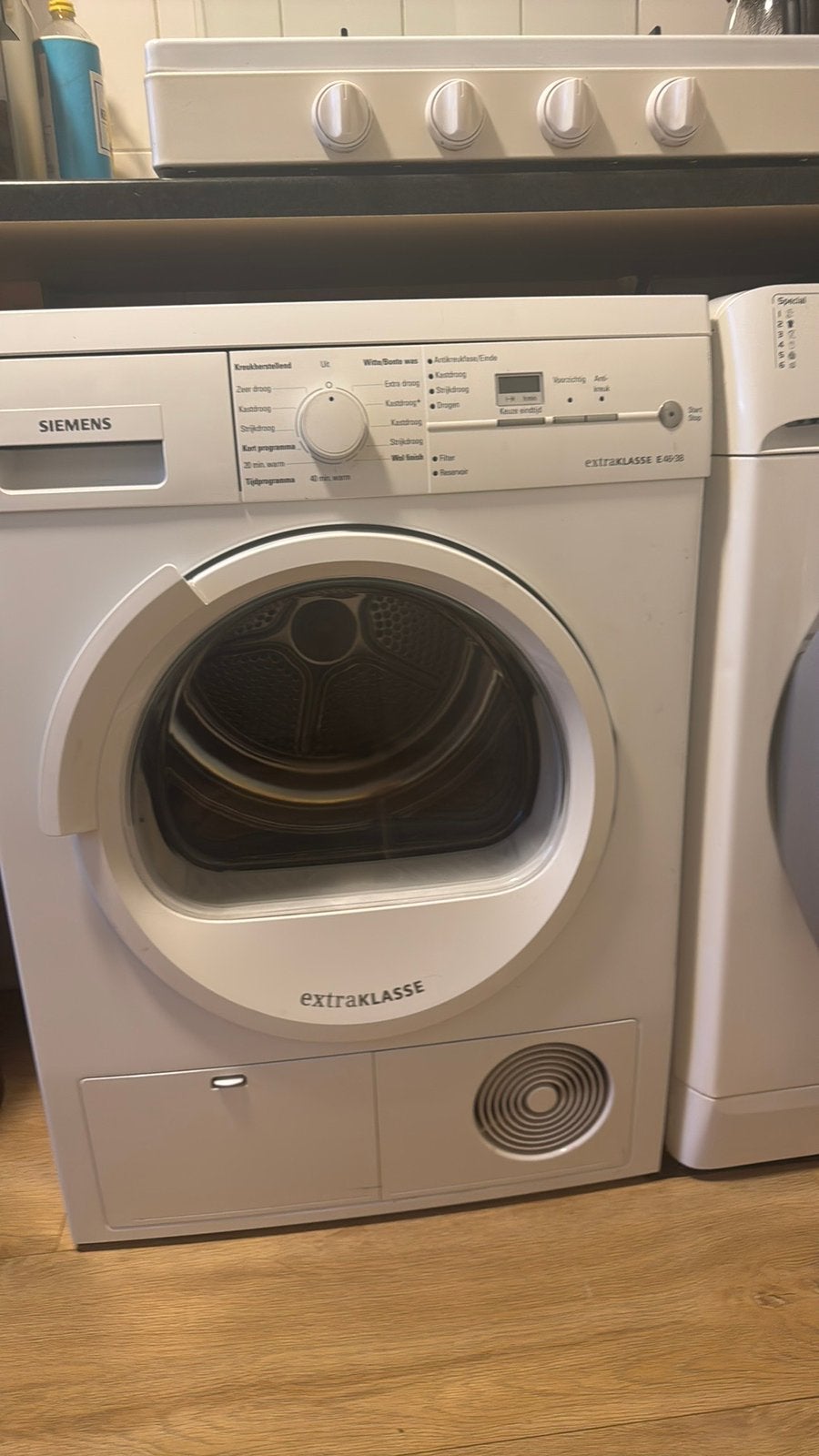 Wasdroger Siemens, Witgoed en Apparatuur, 6 tot 8 kg, Ophalen, Zo goed als nieuw, Condens