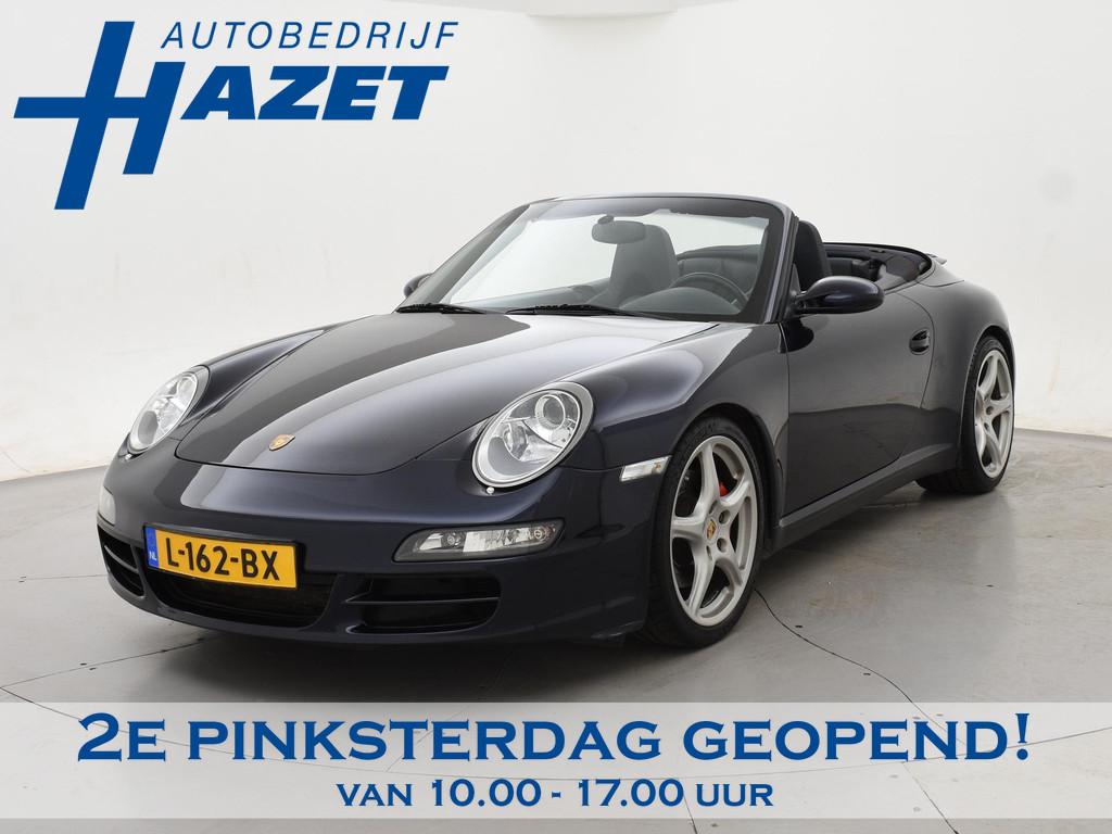 Porsche 911 Cabrio 997 3.8 CARRERA S 355 PK AUT. + HARDTOP |, Auto's, Porsche, Bedrijf, Te koop, ABS, Airbags, Airconditioning