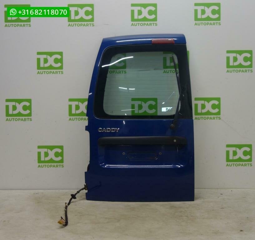 Volkswagen Caddy Achterdeur links met ruit india blue blauw, Gebruikt, Ophalen of Verzenden, Volkswagen
