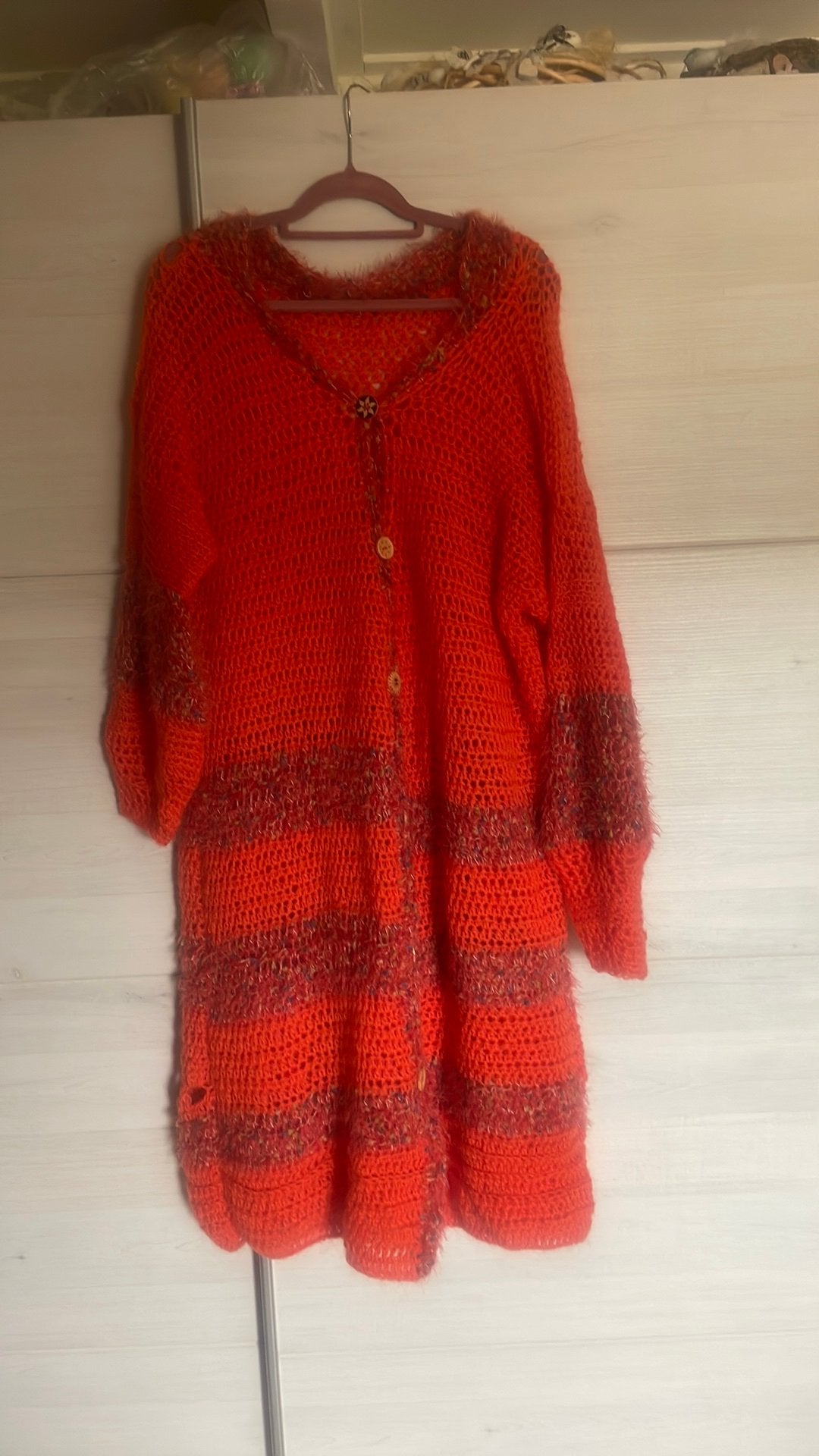 Prachtig mooi lang vest46/48, Verzenden, Nieuw, Maat 46/48 (XL) of groter, Meerkleurig