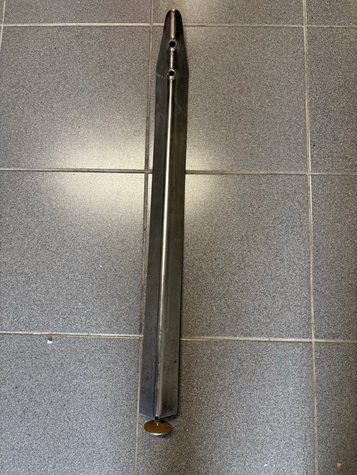 Flipperkast poot, 72cm chroom, Ophalen, Gebruikt