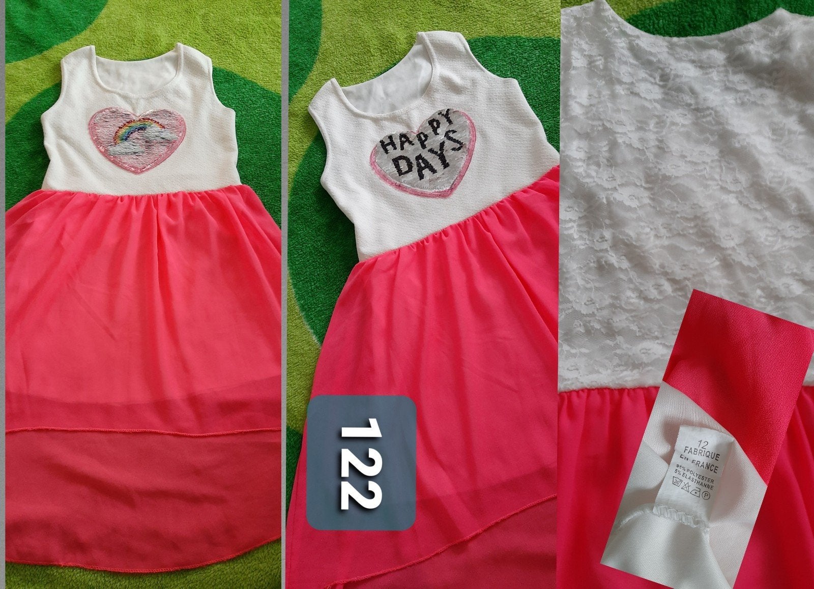 meisjes jurkje, Kinderen en Baby's, Kinderkleding | Maat 122, Ophalen of Verzenden, Gebruikt, Meisje, Jurk of Rok