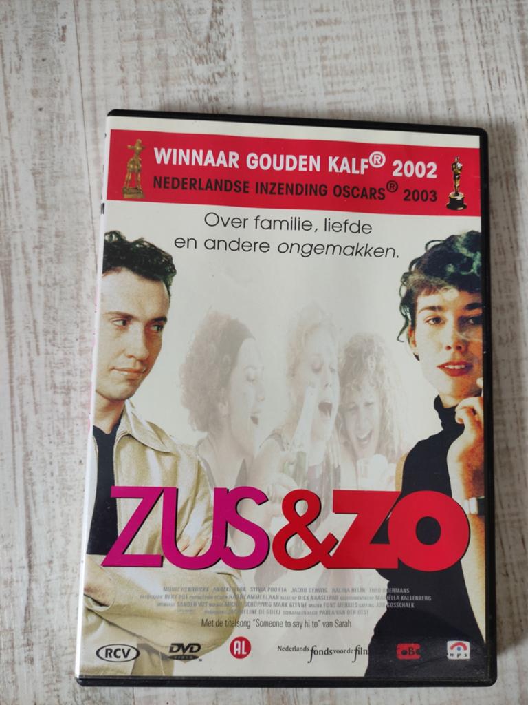 Zus & Zo DVD - Winnaar Gouden Kalf 2002, Ophalen of Verzenden
