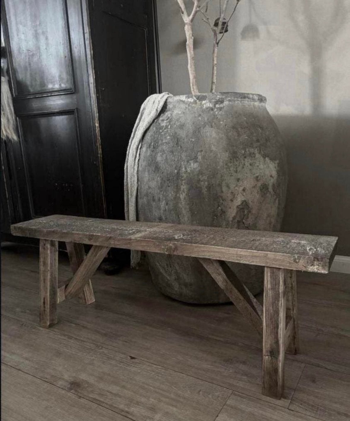 ~Stoer Sober Landelijk Houten Bankje~, Ophalen of Verzenden, Nieuw