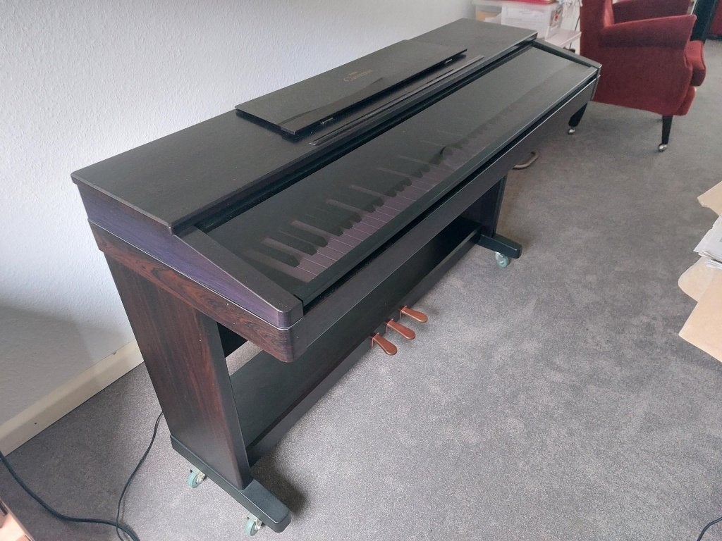 Yamaha Clavinova CLP-760, Ophalen, Zwart, Digitaal, Zo goed als nieuw