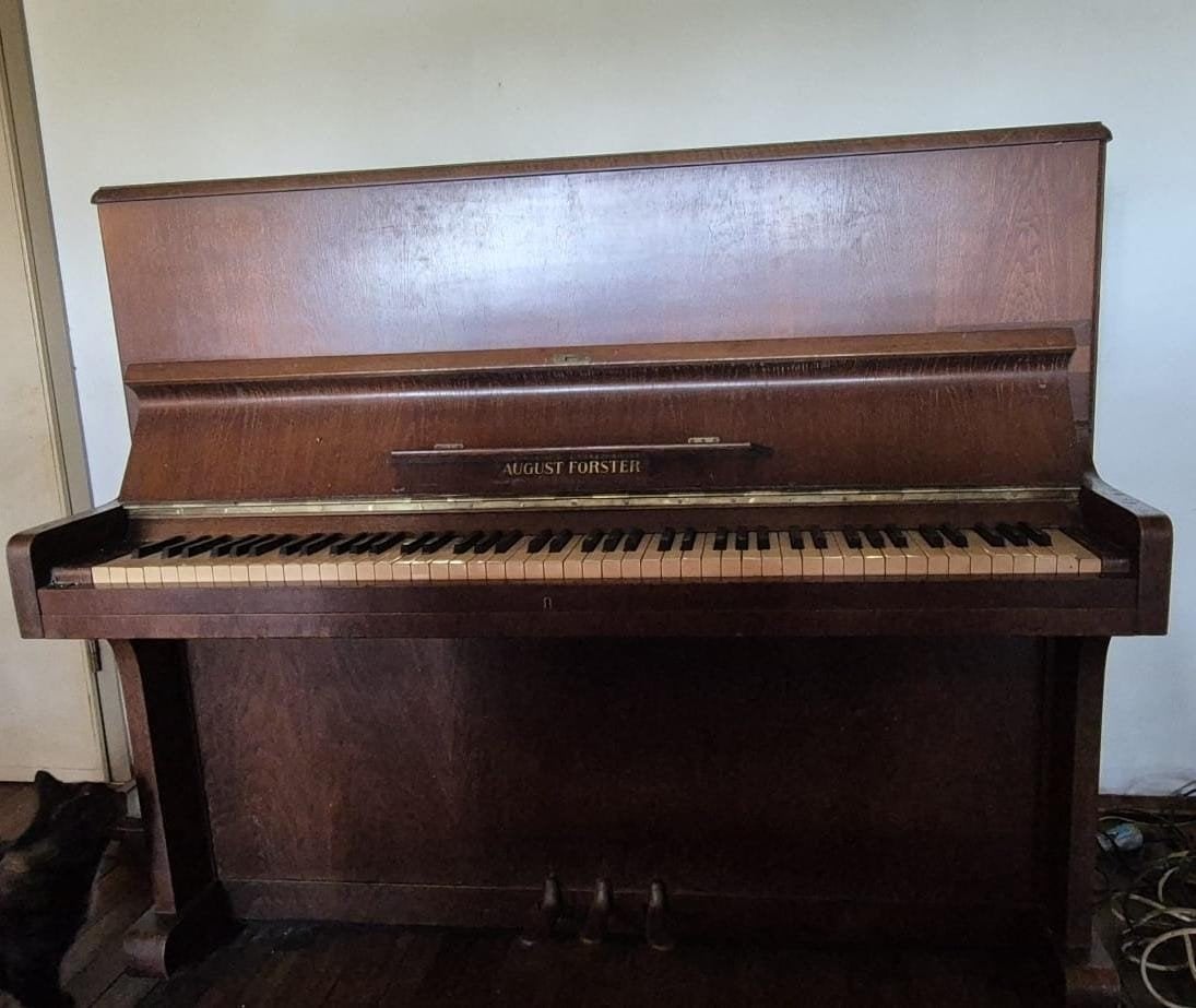August Förster piano, Muziek en Instrumenten, Piano's, Ophalen, Gebruikt