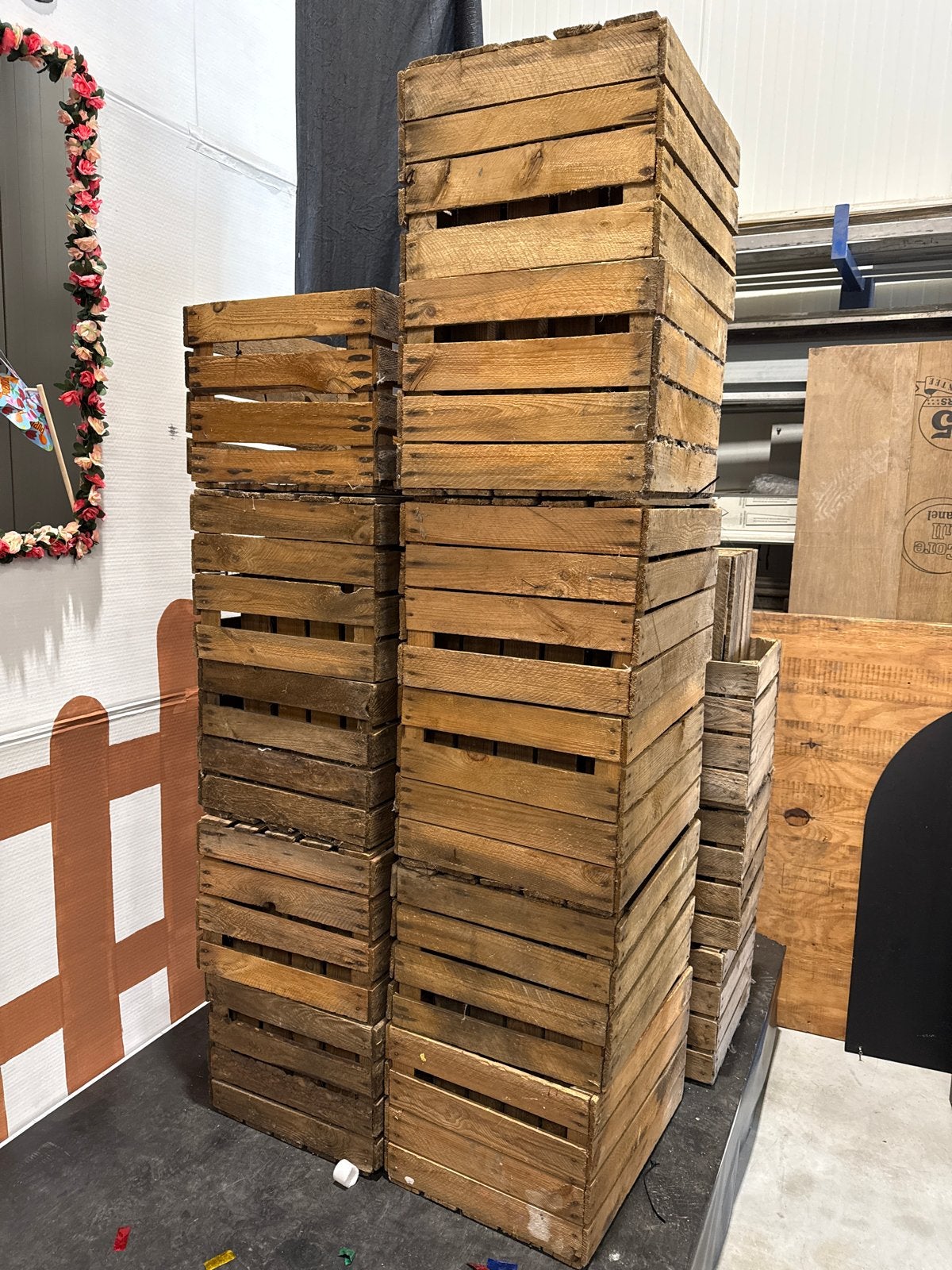 20x Houten Kisten - Decoratie, Opslag, Vintage Look, Ophalen, Gebruikt, Overige houtsoorten