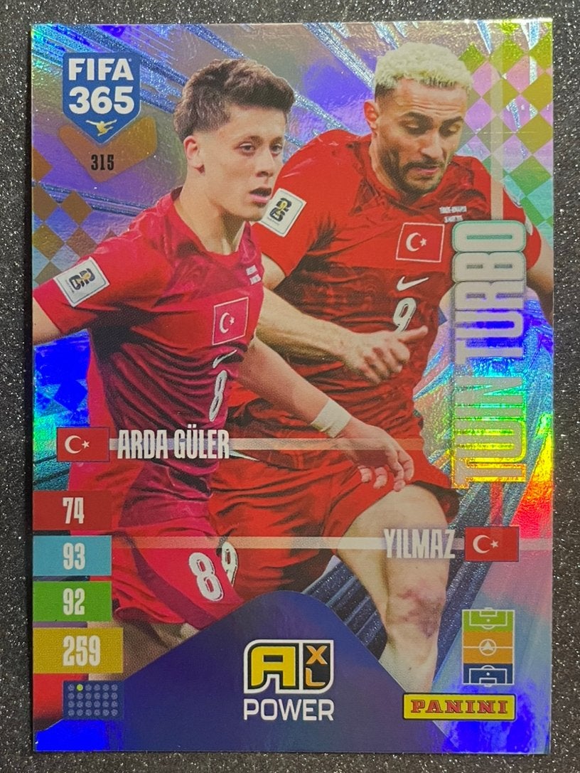 Panini Fifa365 2027   TWIN TURBO   GÜLER/YILMAZ   TÜRKİYE, Verzenden, Zo goed als nieuw, Plaatje