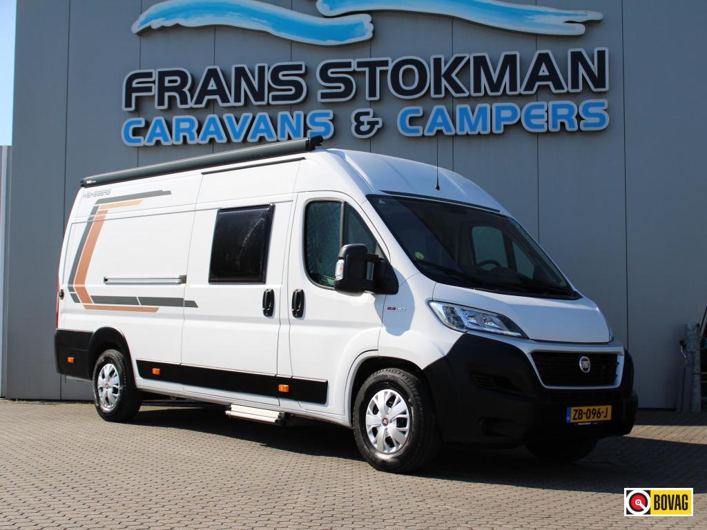 Weinsberg CaraBus 640EB Enkele bedden Busbiker Zonnepaneel, Caravans en Kamperen, Campers, Koelkast, Fiat, Tot en met 2, Bedrijf