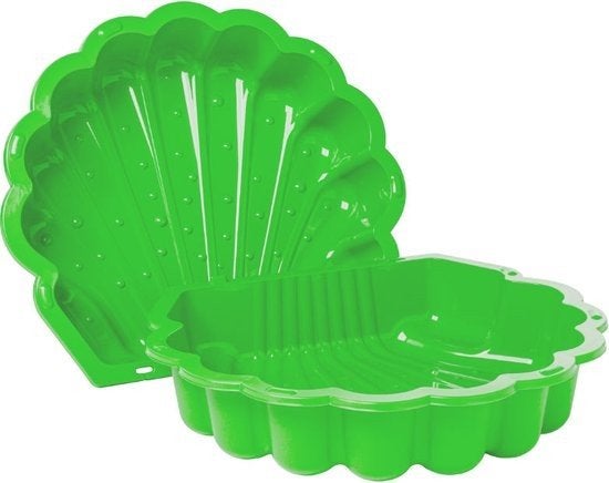 Groene Schelp Zandbak / Zwembadje voor Kinderen, Ophalen, Zo goed als nieuw