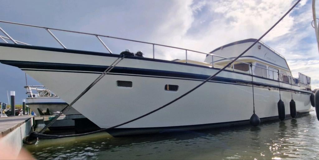 Valk flybridge | fly bridge valkkruiser | woonboot kruiser, Ophalen, Gebruikt, Staal, Diesel