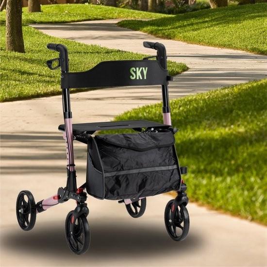 Sky opvouwbare lichtgewicht rollator (nieuw), Ophalen, Lichtgewicht, Nieuw