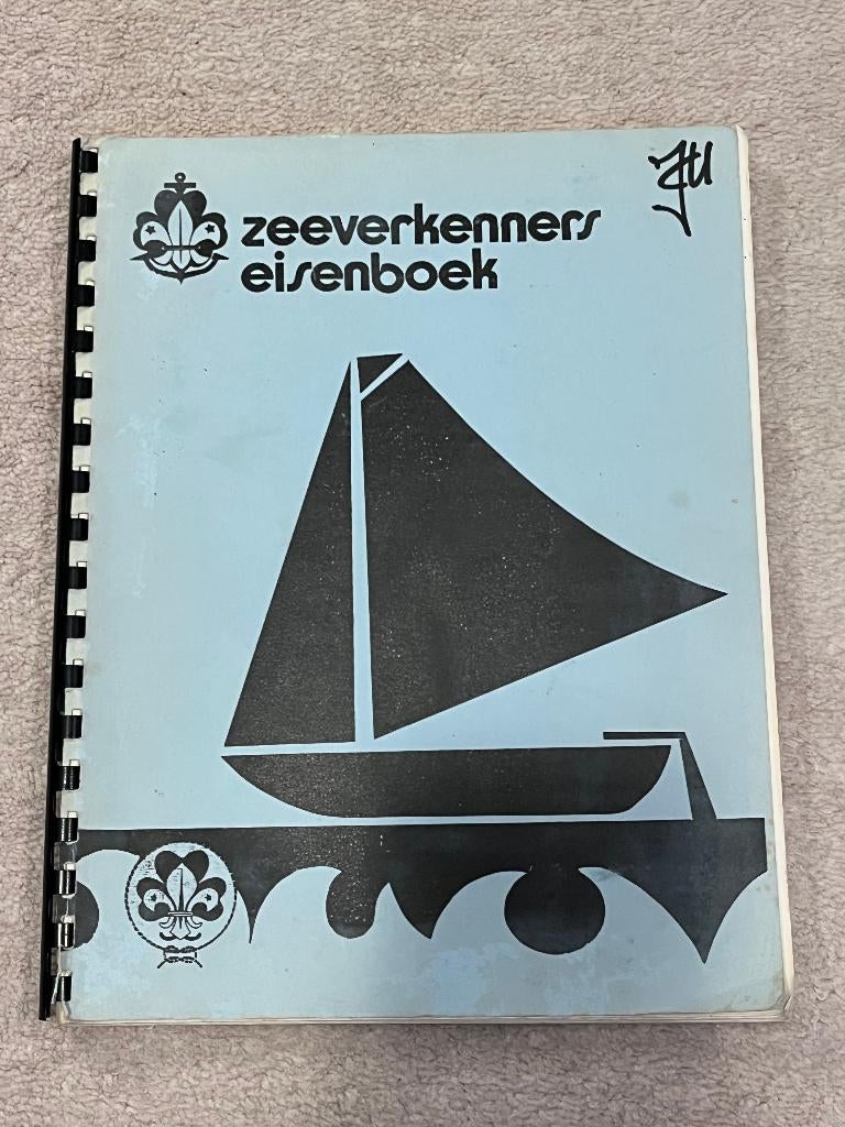 Scouting - zeeverkenners eisenboek, Ophalen of Verzenden, Gebruikt, Overige typen