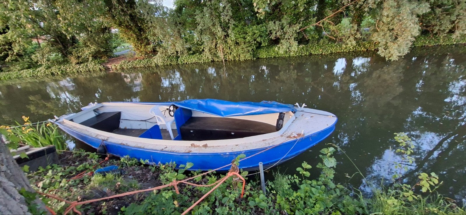 Schuit +/- 10 m KOOPJE!, Ophalen