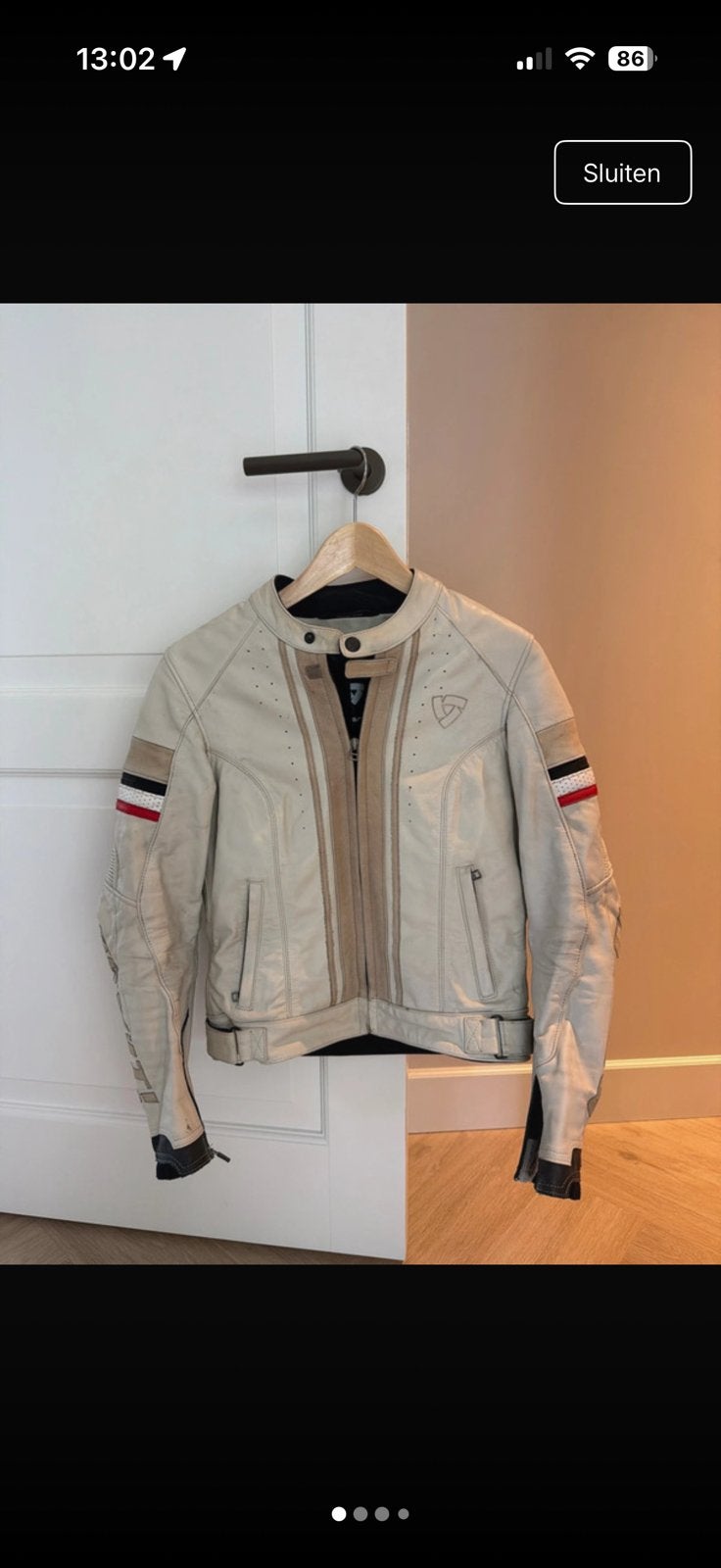 Stoere all-season motorjas Rev’it voor dames!, Ophalen of Verzenden, Tweedehands, Dames, Jas | leer