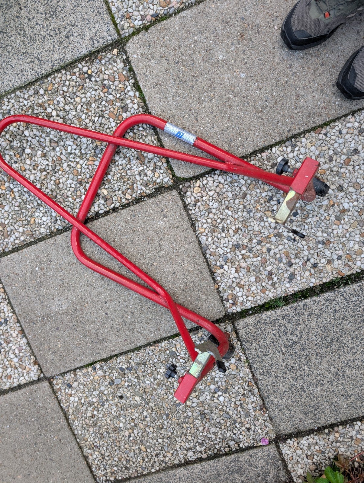 Motorfiets paddockstand, Motoren, Ophalen, Gebruikt