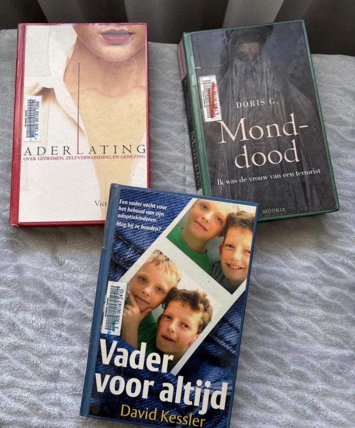 Boekenpakket: Aderlating, Monddood, Vader voor altijd, Ophalen of Verzenden, Gelezen, Nederland