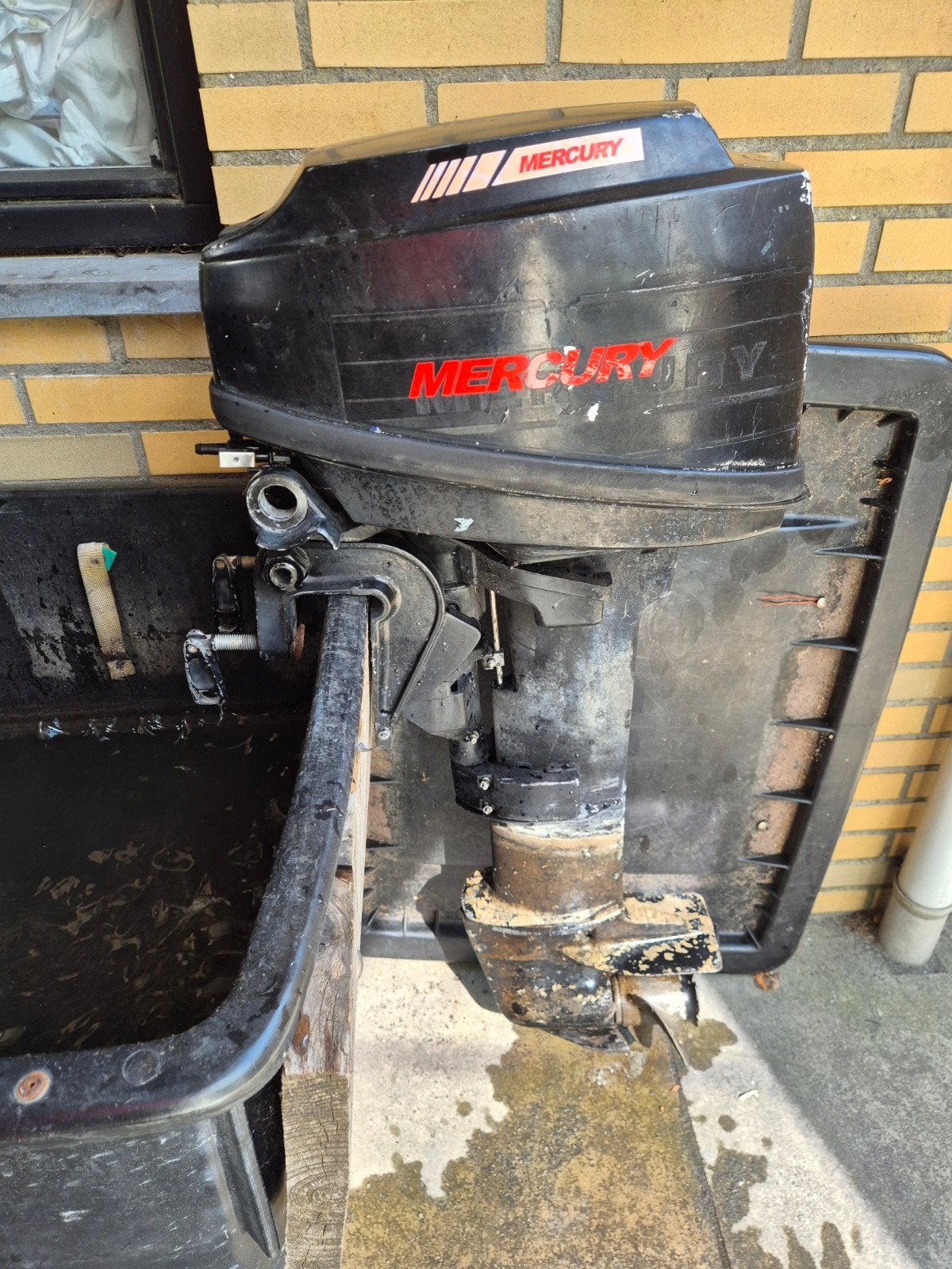 Mercury 9.9pk voor onderdelen, Ophalen, Gebruikt, Motor en Techniek