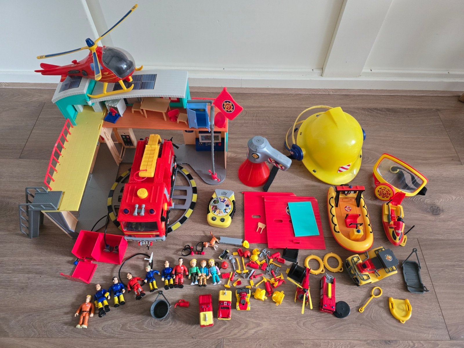 Grote Brandweerman Sam Speelset - Compleet met extra's, Kinderen en Baby's, Ophalen of Verzenden, Gebruikt