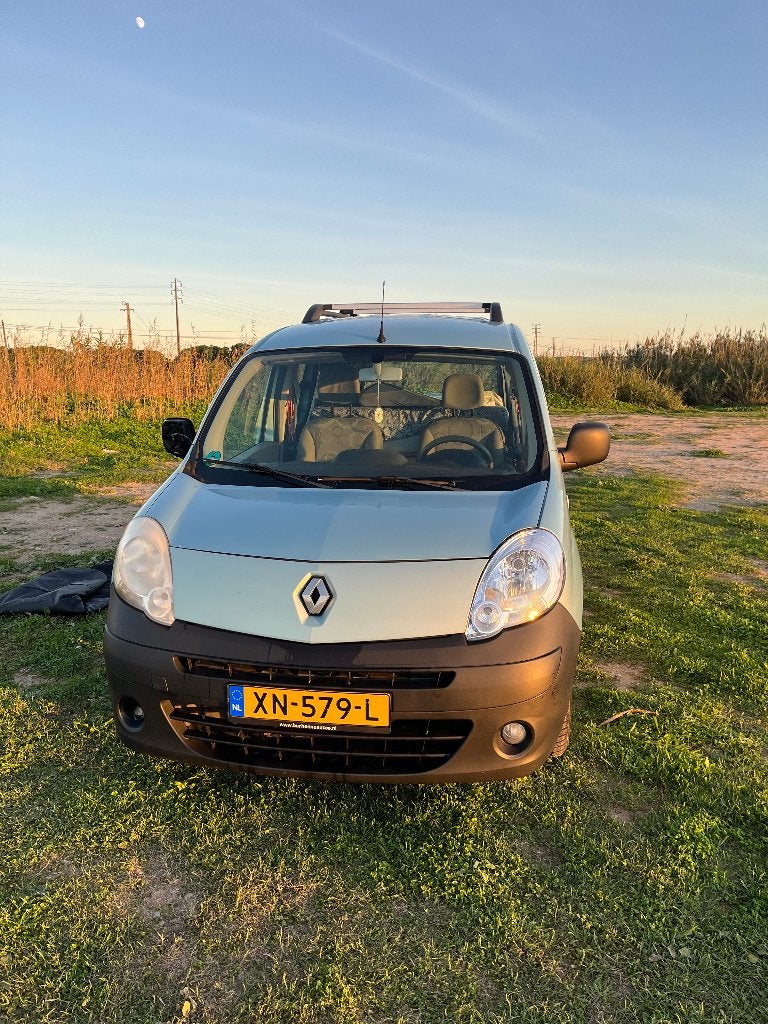 Renault Kangoo 2009 Camper, Auto's, 1373 kg, 4 cilinders, Blauw, 75 €/maand