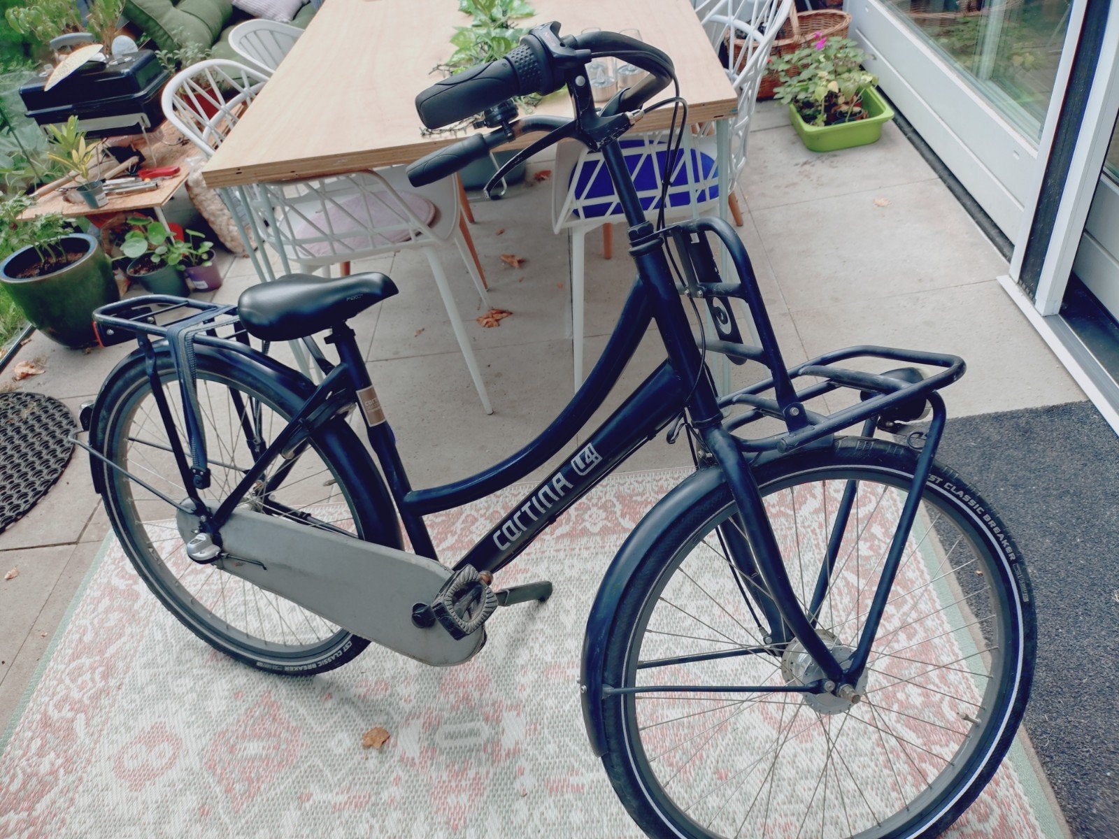 Cortina U4 Transportfiets Dames - 3 versnellingen, Gebruikt, Versnellingen, Minder dan 47 cm, Trommelrem