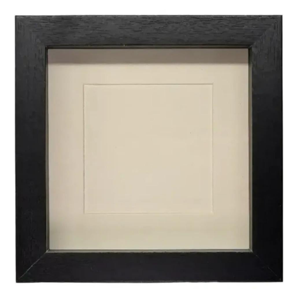 Passe-partout lijst 16x16 cm in walnoot of zwart