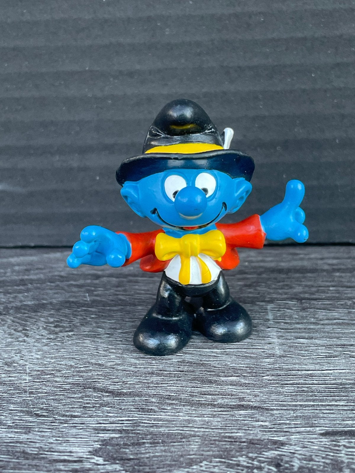 Smurf fotograaf - Vintage Smurfen figuur, Ophalen of Verzenden, Gebruikt, Overige Smurfen, Poppetje, Figuurtje of Knuffel