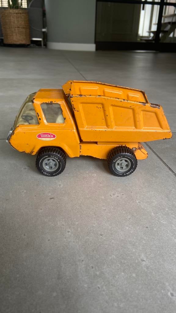 Tonka mini-mite dump truck uit 1970., Ophalen of Verzenden, Zo goed als nieuw, Auto