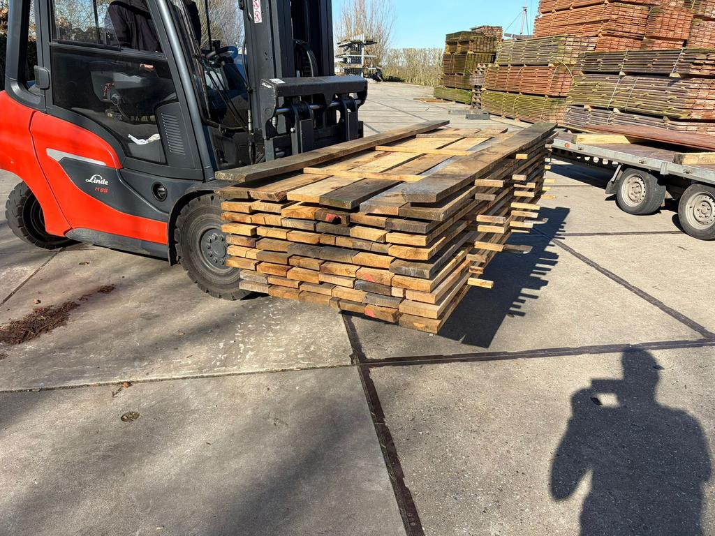 Eiken planken, Ophalen of Verzenden, Zo goed als nieuw, 250 cm of meer, Planken