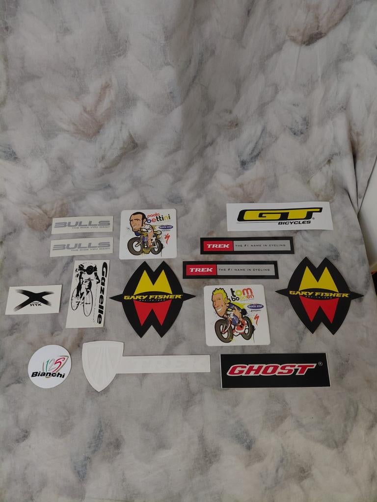 Stickers wielrennen, Ophalen of Verzenden, Meerdere stickers