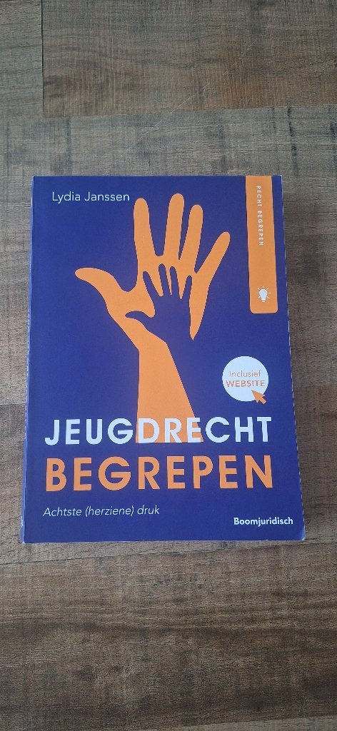 Jeugdrecht begrepen, Boeken, Studieboeken en Cursussen, Boom, Zo goed als nieuw, Alpha, HBO