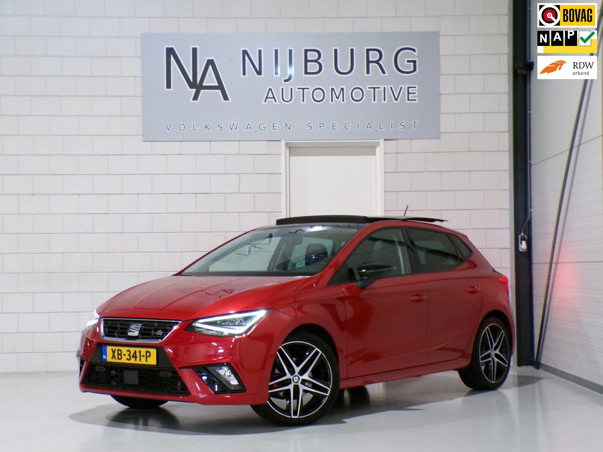 Seat Ibiza 1.0 TSI FR Business Intense "Origineel NL!" Pano, Auto's, Voorwielaandrijving, Stof, Euro 6, 116 pk