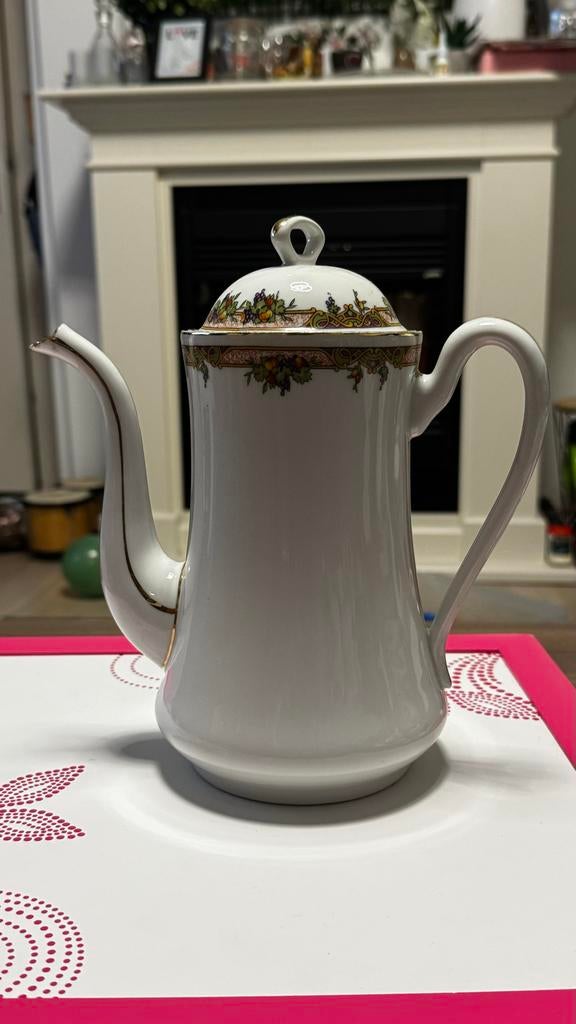 Limoges S.C.D. France porseleinen cafetière, Antiek en Kunst, Ophalen of Verzenden