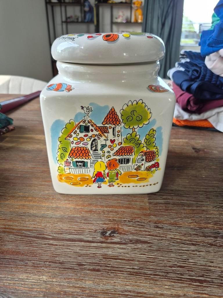 Blond Amsterdam Koekpot - Zo goed als nieuw, Zo goed als nieuw, Voorraadpot, Steen/keramiek, Meerkleurig