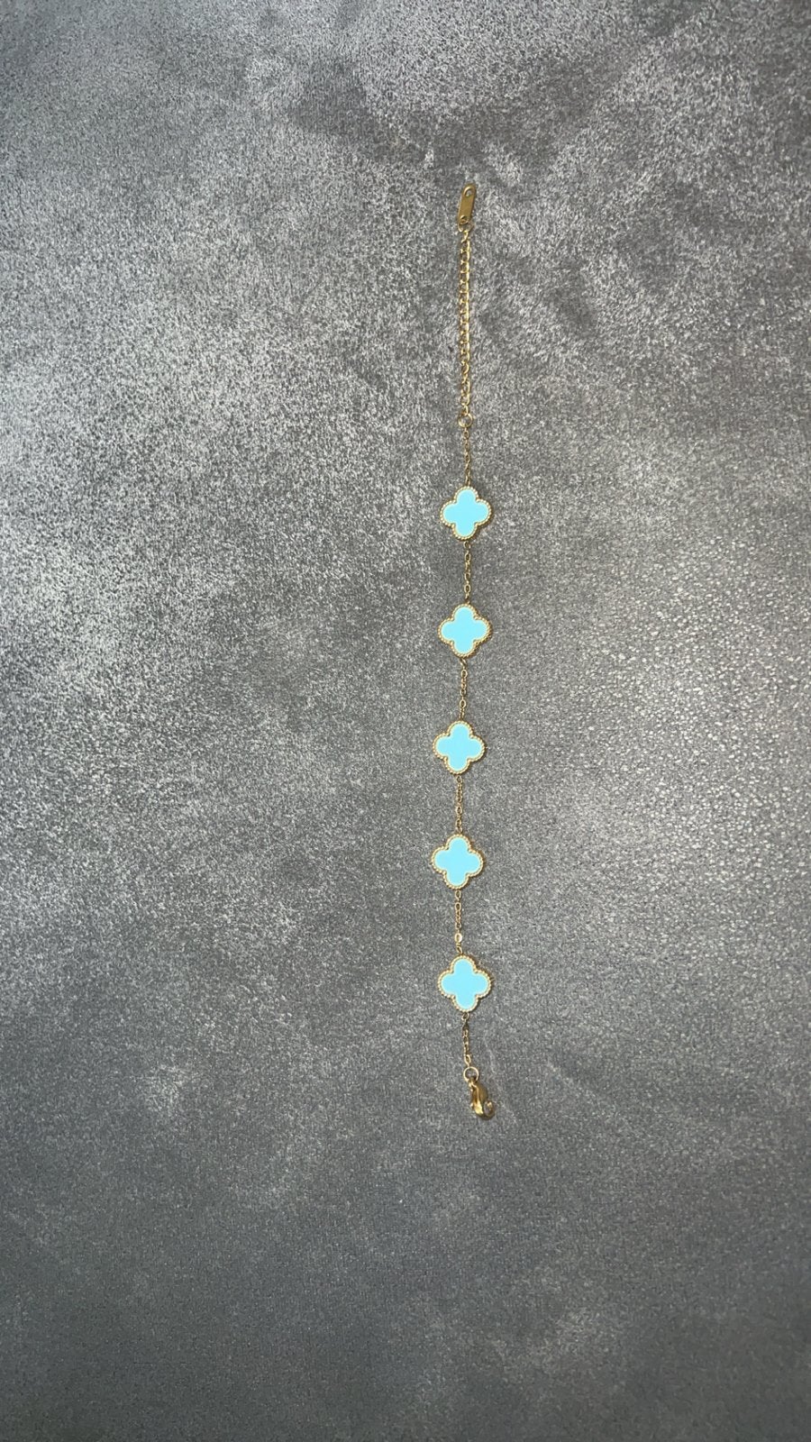 Mooi stalen armband met blauwe stenen, Staal, Blauw, Nieuw, Ophalen of Verzenden