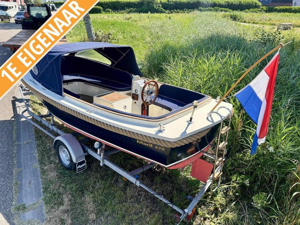Maril 570| 21 pk Nanni 3 cilinder| biminitop|1e eigenaar!, Binnenboordmotor, Diesel, 0 cm, 6 m