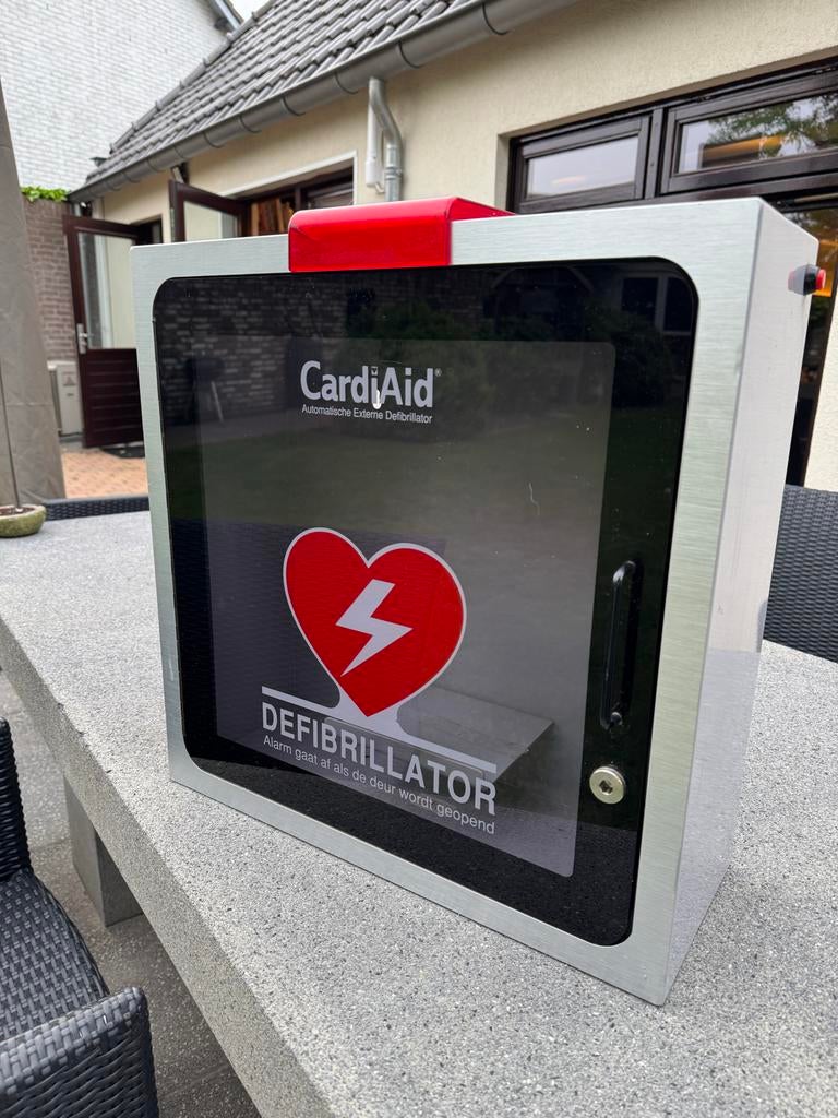 Cardiaid AED kast, Ophalen, Zo goed als nieuw