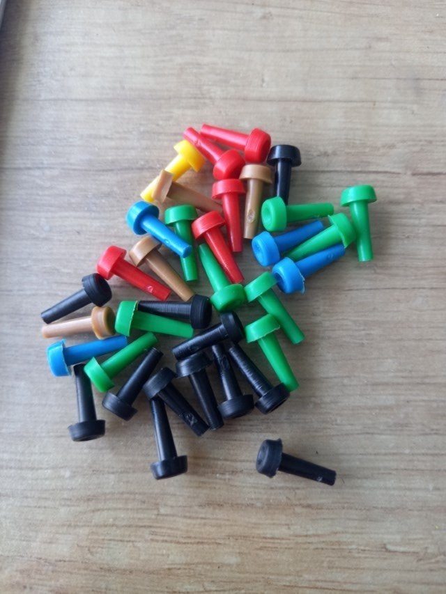 * Originele vintage Mini Mastermind pinnetjes reisformaat *, Verzenden, Zo goed als nieuw