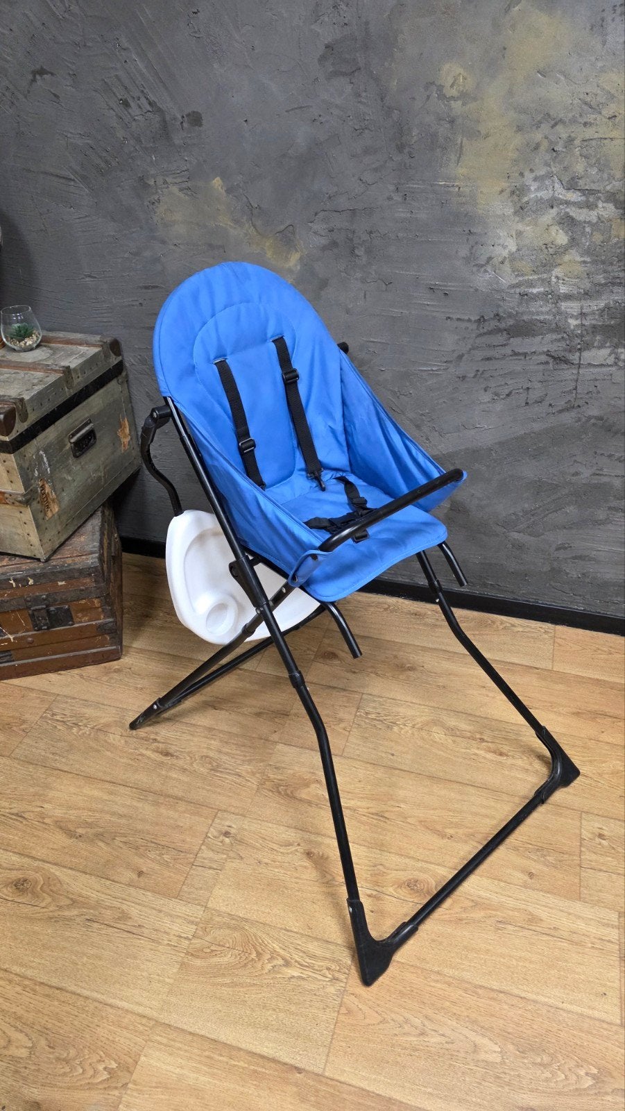 Opvouwbare Baby Stoel Camping met Tafel, Ophalen of Verzenden, Inklapstoel, Gordel(s)