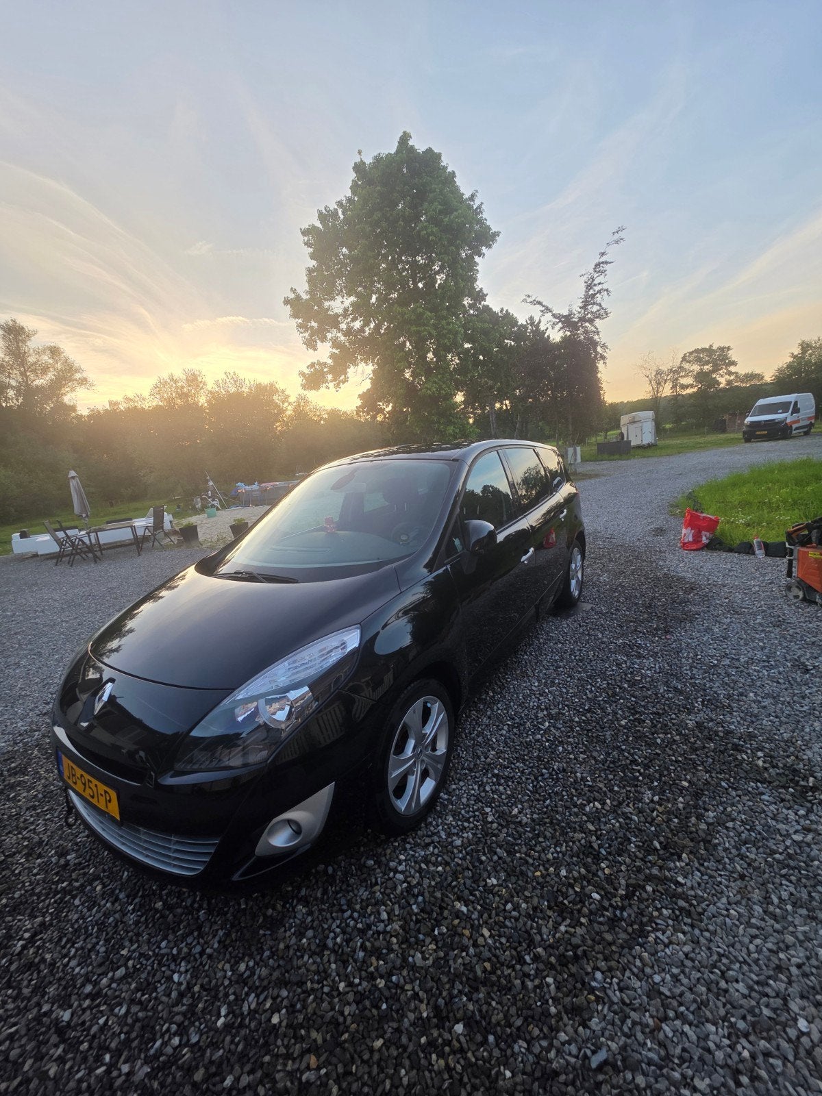 Renault Grand Scenic 1.4 TCE 96KW 7P 2010 Zwart, Auto's, Voorwielaandrijving, 4 cilinders, 7 stoelen, Zwart